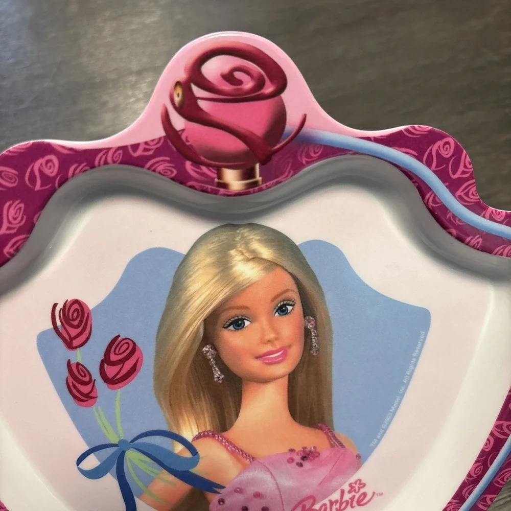Barbie & Disney both plates